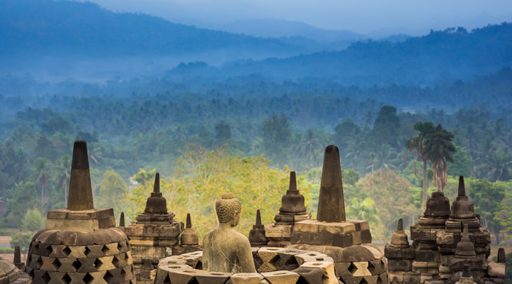 Indonesie Borobudur tempel