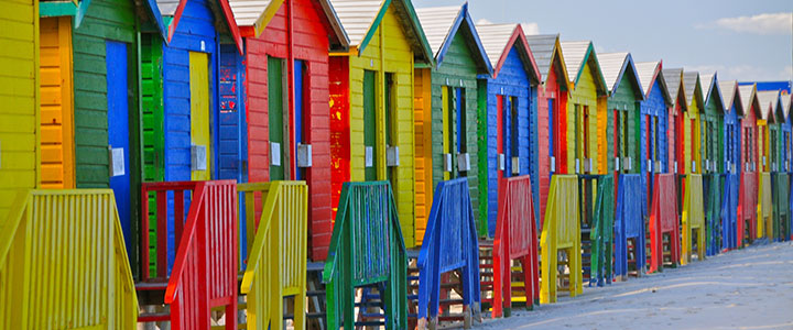 Kaapstad kleuren huizen