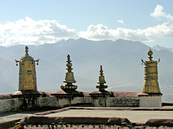 Tempel in Lhasa, Tibet