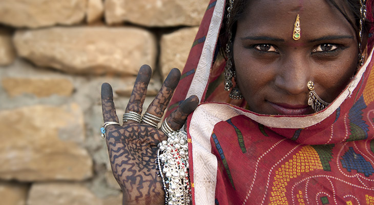 Portretfotografie - vrouw India