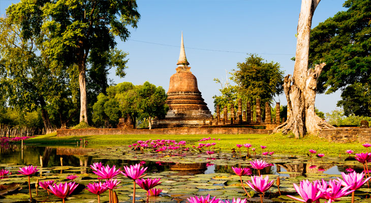 Wat Chana Songkhram tempel Sukhothai