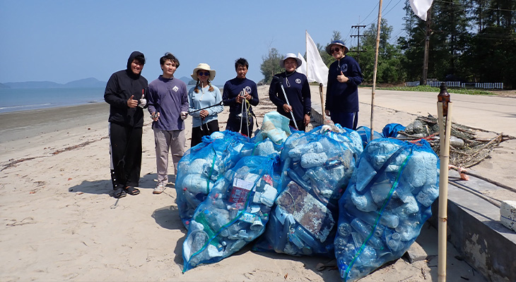 Plastic opruimen in Thailand