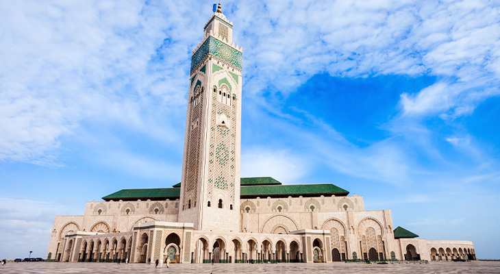 Hassan II moskee in Casablanca