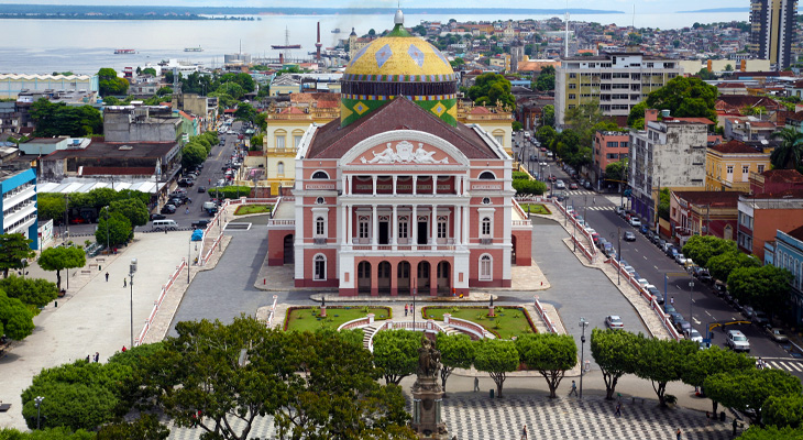 Braziliaanse stad Manaus