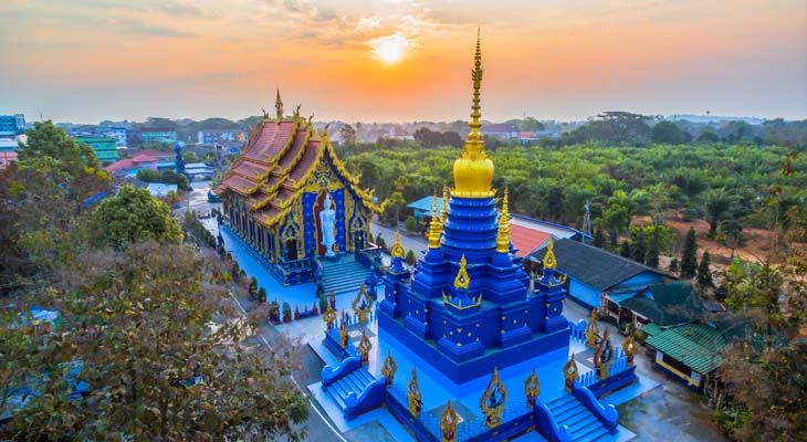 Blue Temple of Wat Rong Sua Ten Chiang Rai