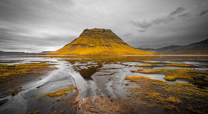 Eyjafjallajökull vulkaan IJsland
