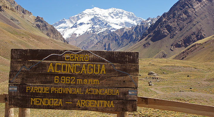 Bewegwijzering Aconcagua