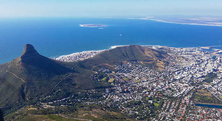 De mooiste stad ter wereld Kaapstad