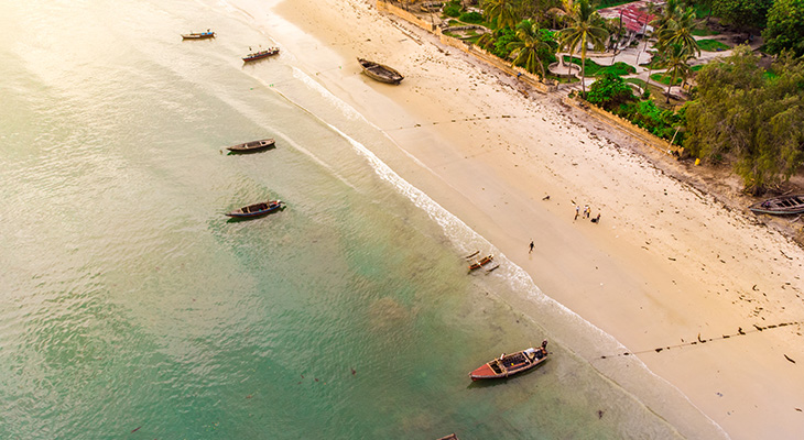 Strand van Bagamoyo