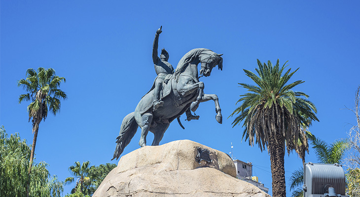 San Martin square Mendoza