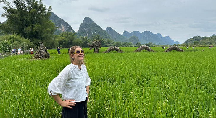 Tessa in China