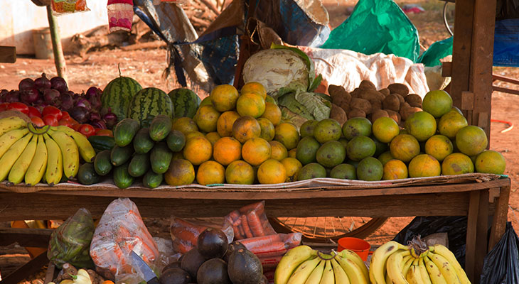 Fruitmarkt in Arusha