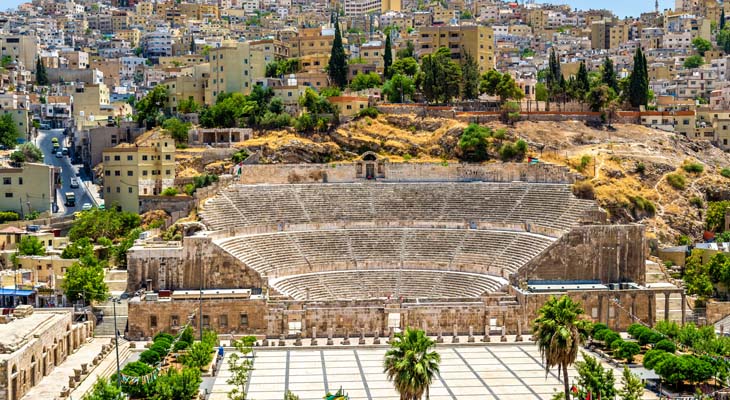 Romeins theater Amman Jordanië