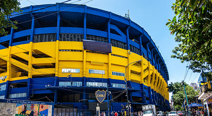 Bombonera soccer stadium Buenos Aires