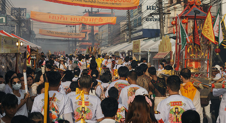 Vegetarisch festival in Phuket