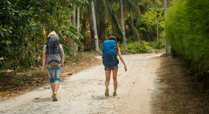 Reizen met een backpack