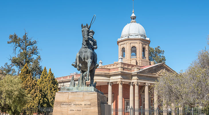 Monument van Christiaan Rudolph De Wet in Bloemfontein