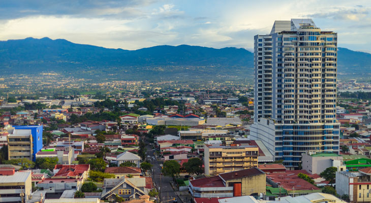 San Jose hoofdstad Costa Rica