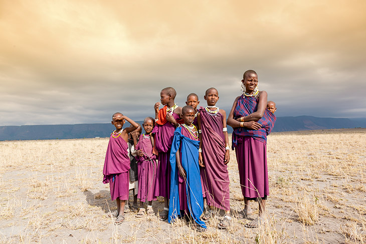 Lokale bevolking in Tanzania