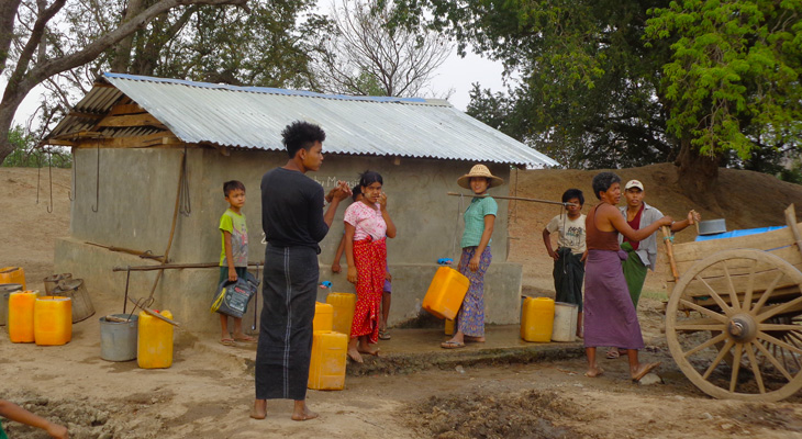 Lokale bevolking in Myanmar