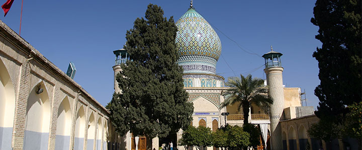 De tombe van Shah-e-Cheragh De tombe van Shah-e-Cheragh