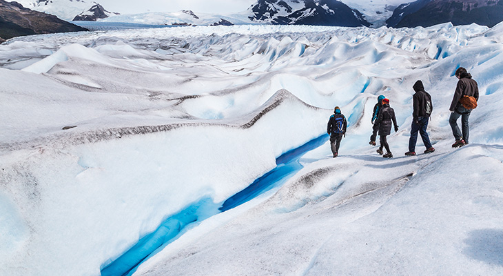 Wandelen bij Perito Moreno