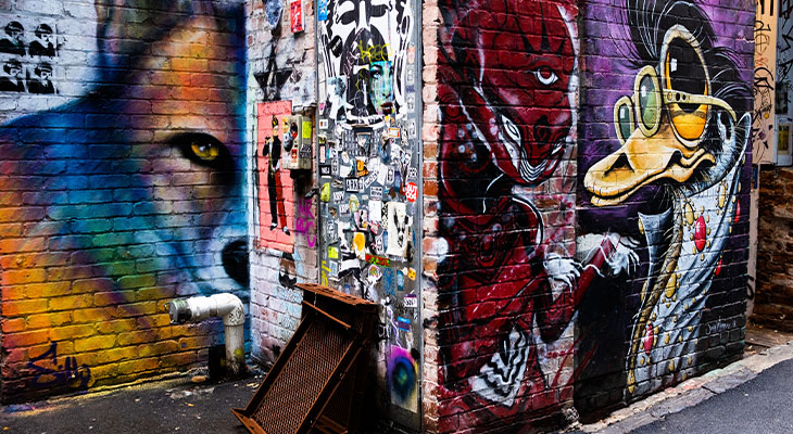 Street art Melbourne