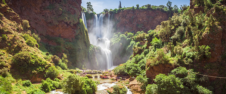 Watervallen van Ouzoud Marokko Watervallen van Ouzoud Marokko