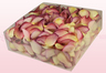 Emballage 2 litres de pétales de roses lyophilisés couleur rose flamboyant