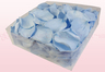Emballage 2 litres pétales de roses conservés couleur bleu clair
