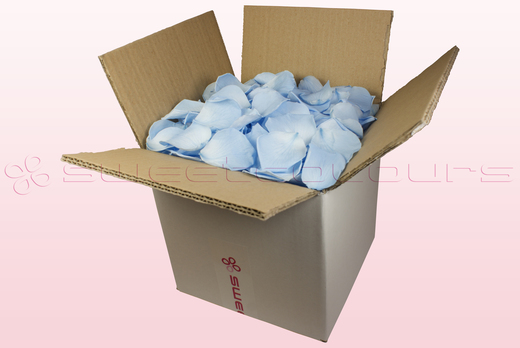 Embalagem De 8 Litros De Pétalas De Rosa Azul claro Conservadas