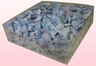 Envase de 2 litros con pétalos de hortensia liofilizados de color azul claro