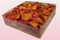 Confezione da 2 litri con petali di rosa liofilizzati di colore giallo-arancio. 