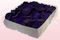 2 Liter Verpackung mit konservierten Rosenblättern in der Farbe Violett