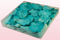 1 litre box with turquoise coloured preserved rose petals