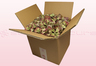8 Liter Karton mit gefriergetrockneten Hortensienblättern in der Farbe Antikgrün