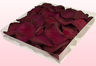1 Liter Verpackung mit gefriergetrockneten Rosenblättern in der Farbe Wein