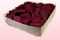 2 litre box with Wine coloured freeze dried rose petals 