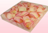 1 Liter Verpackung mit gefriergetrockneten Rosenblättern in der Farbe Antikpink