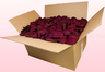 Boîte de 24 litres de pétales de roses conservées couleur Lie de vin