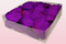 2 litre box with Violet pink coloured freeze dried rose petals 