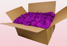 Confezione da 24 litri con petali di rosa stabilizzata di colore Violetto