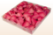 1 Liter Verpackung mit gefriergetrockneten Rosenblättern in der Farbe Magenta Pink