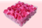 2 Liter Verpackung mit gefriergetrockneten Rosenblättern in der Farbe Magenta Pink