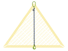 GRADE 100 1 - LEG CHAIN SLINGS WITH CLEVIS HOOK