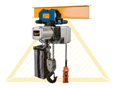 DELTA ELECTRIC CHAIN HOISTS WITH PUSH TROLLEY DTY TYPE